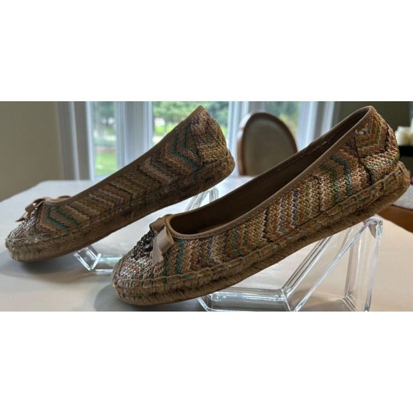 Women's Vera Wang Slip On Loafers Size 9M Multi Color Decorative Bow - Picture 4 of 8